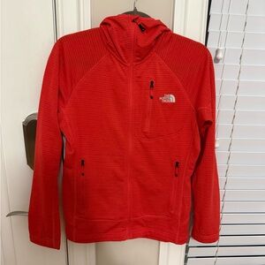 The North Face Bright Orange Quarter-Zip Fleece Pullover